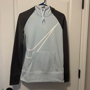 Women’s Nike Therma-Fit Light Blue Hoodie